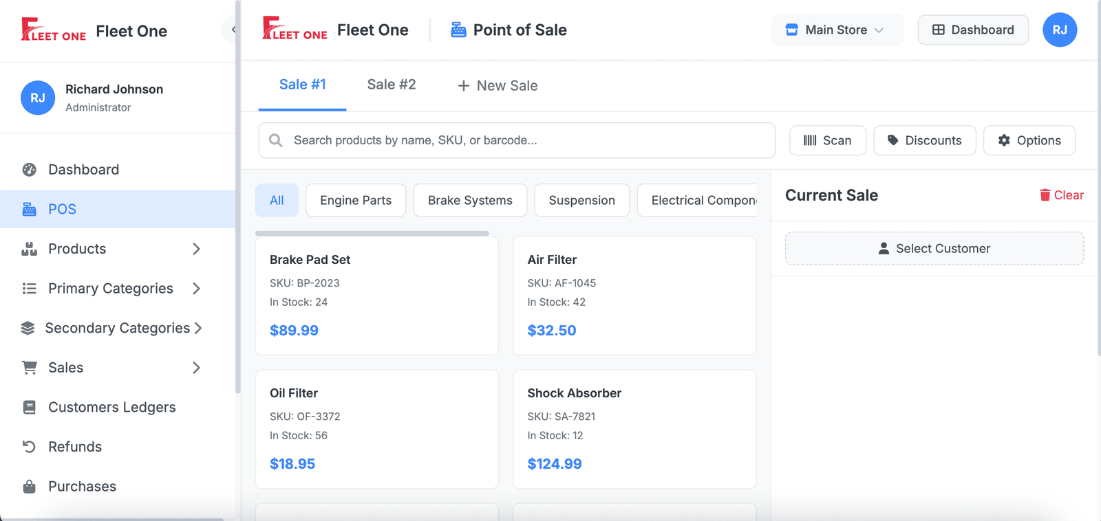 POS System for Fleet One