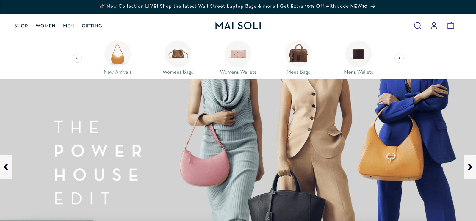 MAI SOLI - Premium Leather Goods